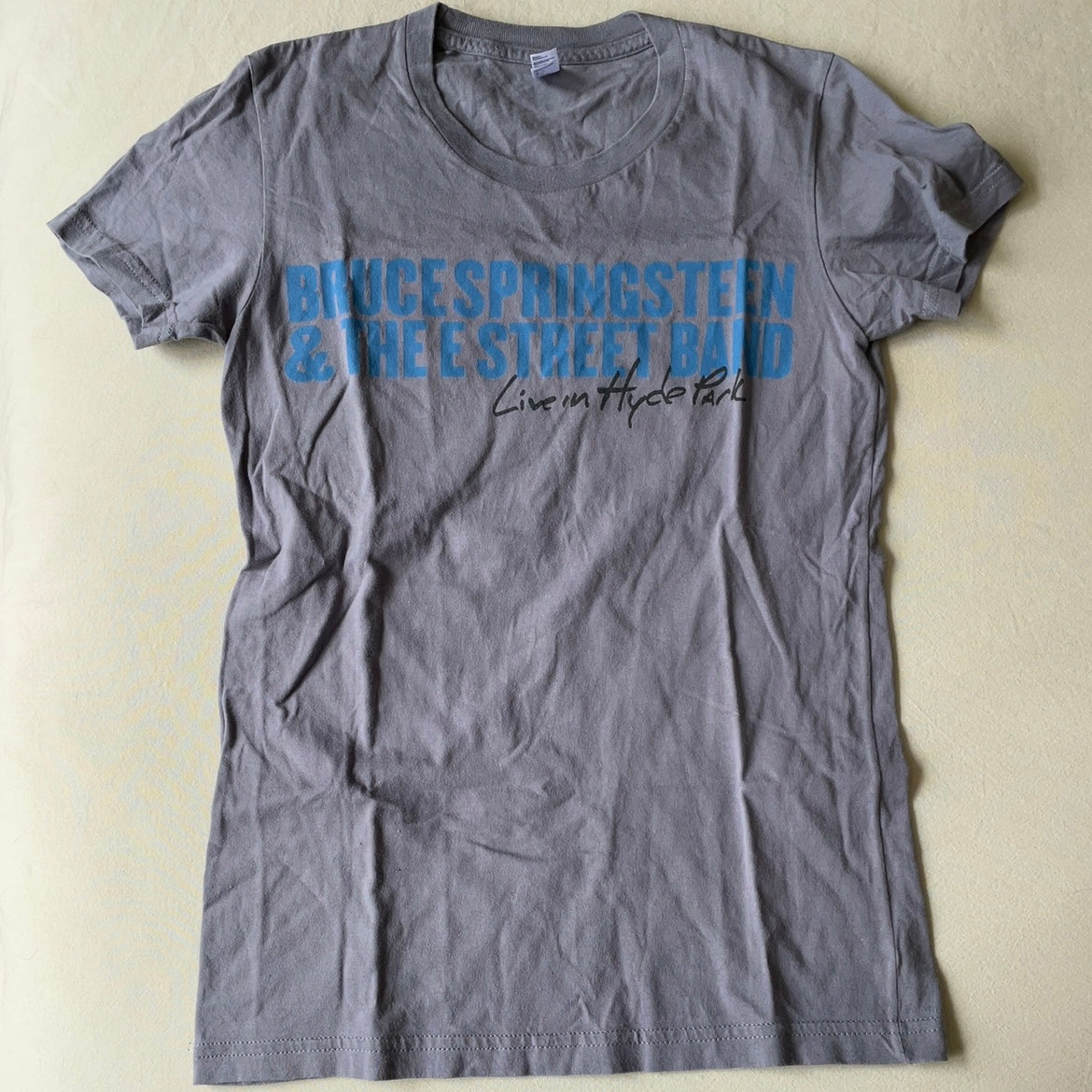 2009 BRUCE SPRINGSTEEN 'LIVE IN HYDE PARK' WOMEN'S T-SHIRT [M]