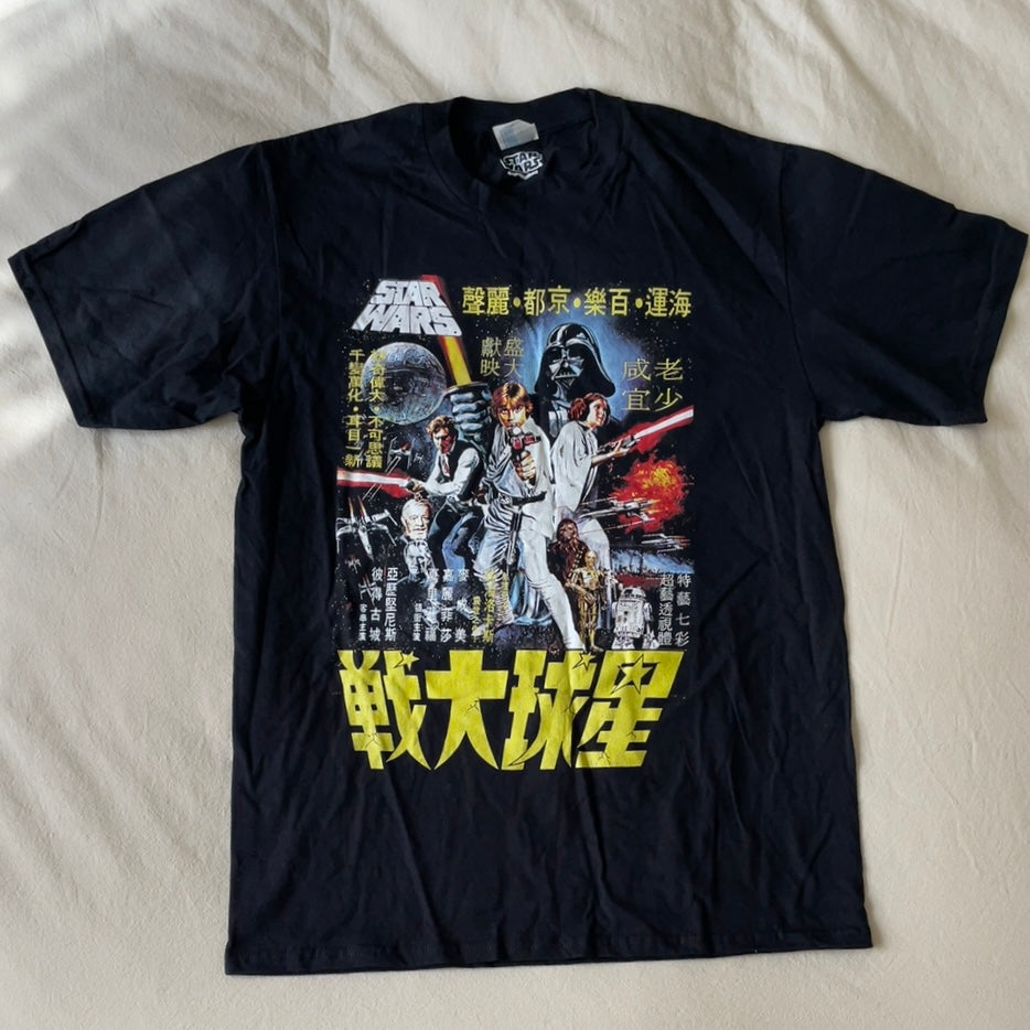 STAR WARS JAPANESE BOOTLEG T-SHIRT [M]